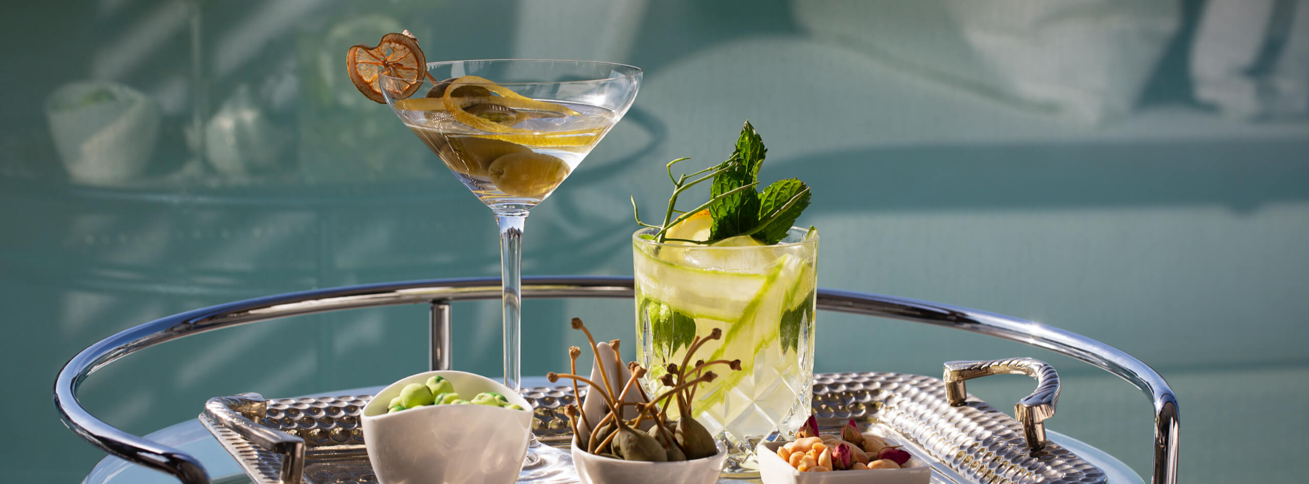 Summer Cocktail Aesthetic & Aperitifs with Harbour Views | Point Residence Luxury Auckland Waterfront Accommodation